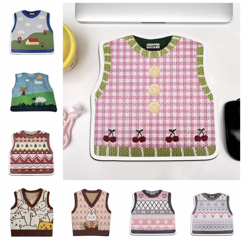 Simulated Printing Knitted Sweater Mouse Pad Desk Anti-Slip Sweater Mouse Mat Cartoon Cute Keyboard Mice Mat Typewriting Tools
Simulated Printing Knitted Sweater Mouse Pad Desk Anti-Slip Sweater Mouse Mat Cartoon Cute Keyboard Mice Mat Typewriting Tools