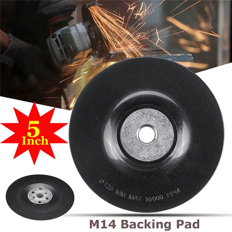 125mm Sanding Disc Backing Pads Replacement Disc Backing Pads Polisher with M14 Thread Lock Nut for Angle Grinder Accessories
125mm Sanding Disc Backing Pads Replacement Disc Backing Pads Polisher with M14 Thread Lock Nut for Angle Grinder Accessories