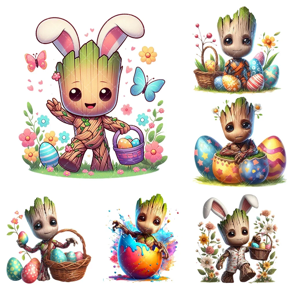 15cm Disney Easter Groot Heat Transfer Stickers Iron On Clothes DTF Pinted Vinyl Thermal Appliques Washable T-Shirt Decal
15cm Disney Easter Groot Heat Transfer Stickers Iron On Clothes DTF Pinted Vinyl Thermal Appliques Washable T-Shirt Decal