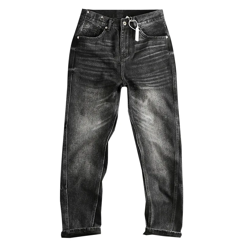 2025Autumn New Wide-Leg Pants Style Straight High Street Trend Jeans Men Vintage Retro Men's Clothing
2025Autumn New Wide-Leg Pants Style Straight High Street Trend Jeans Men Vintage Retro Men's Clothing