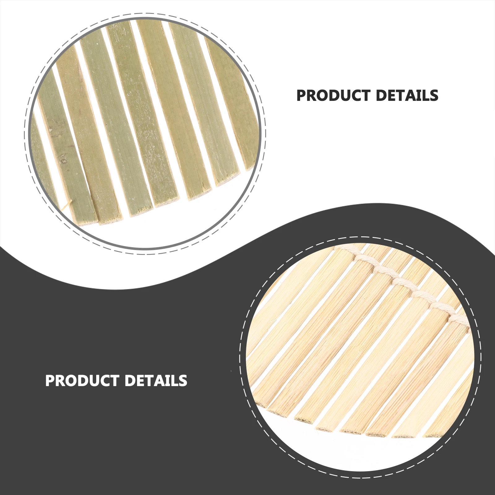 4pcs Rolling Mats 24x24cm -12 27x27cm -15 Bamboo Sushi Making Pads Curtain Dense Uniform Kitchen Gadget Easy Clean
4pcs Rolling Mats 24x24cm -12 27x27cm -15 Bamboo Sushi Making Pads Curtain Dense Uniform Kitchen Gadget Easy Clean