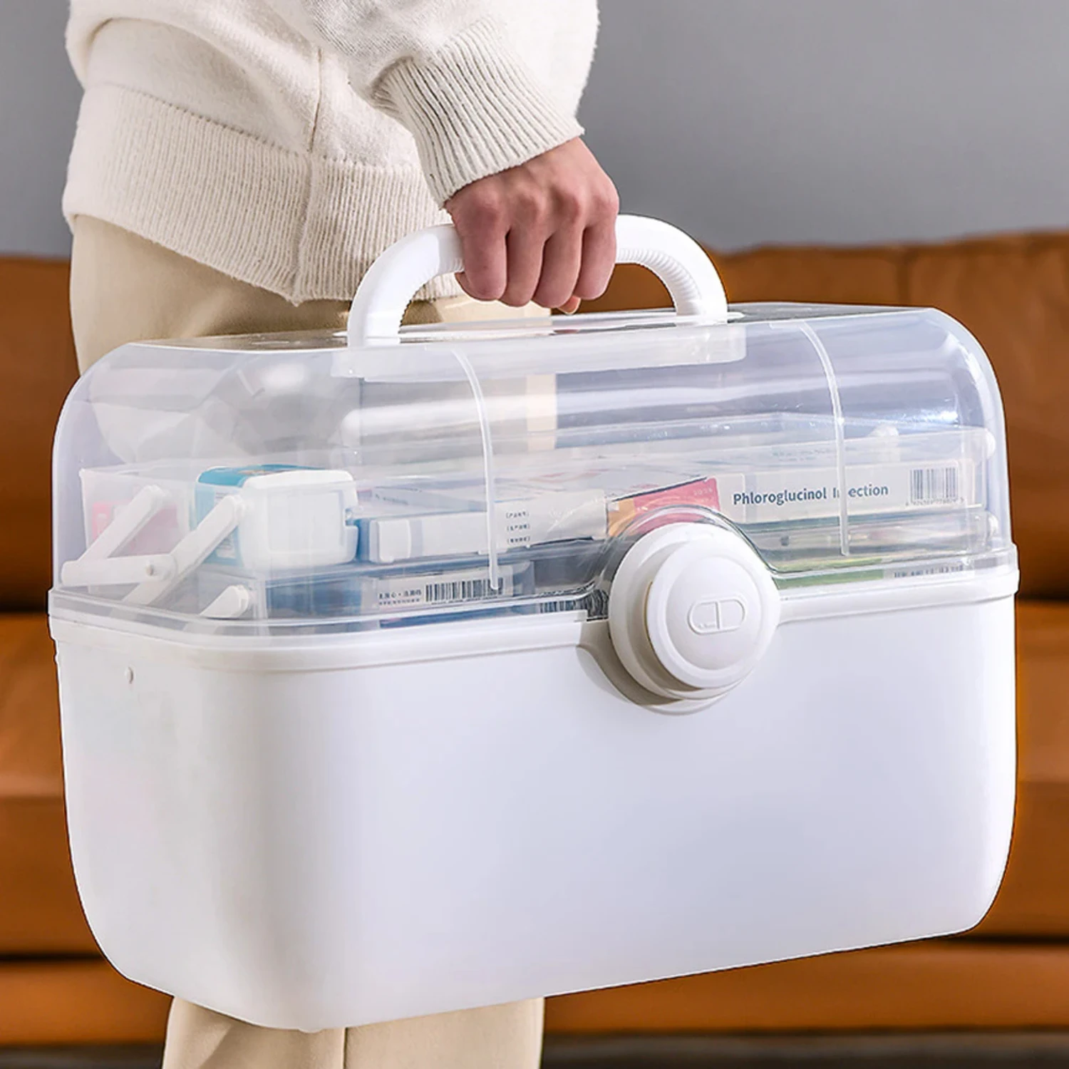 Portable Large Capacity Mulit Layers Family Medicine Organizer Box First Aid Kit Medicine Container Emergency Box
Portable Large Capacity Mulit Layers Family Medicine Organizer Box First Aid Kit Medicine Container Emergency Box