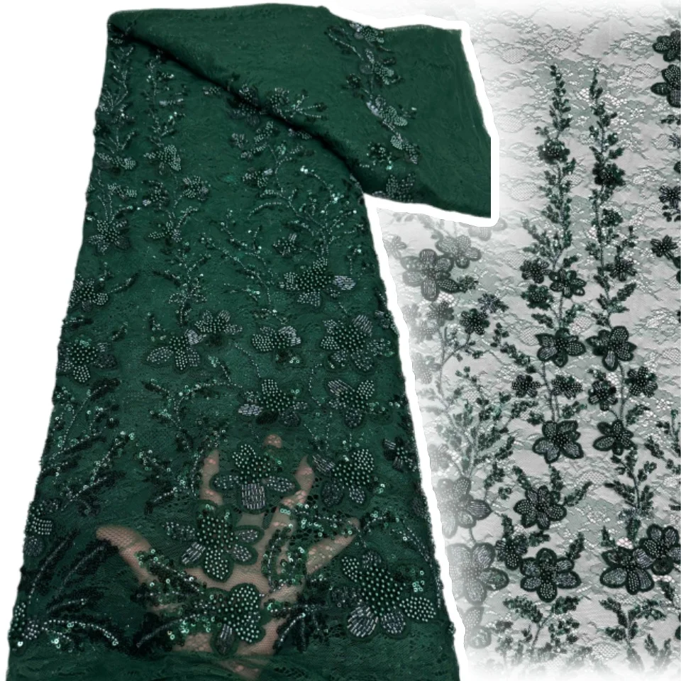 Роскошная Изысканная Африканская Кружевная Ткань 2026: Высококачественное Нигерийское Французское Кружево с Бисером и Пайетками для Свадебных и Вечерних Платьев 2283
Роскошная Изысканная Африканская Кружевная Ткань 2026: Высококачественное Нигерийское Французское Кружево с Бисером и Пайетками для Свадебных и Вечерних Платьев 2283