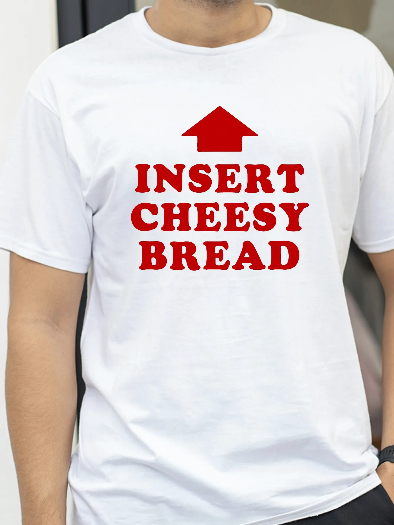 Insert Cheesy Bread Funny Meme Sayings Cotton T-Shirt Men Women Summer Short Sleeve Vintage Novelty Tee
Insert Cheesy Bread Funny Meme Sayings Cotton T-Shirt Men Women Summer Short Sleeve Vintage Novelty Tee