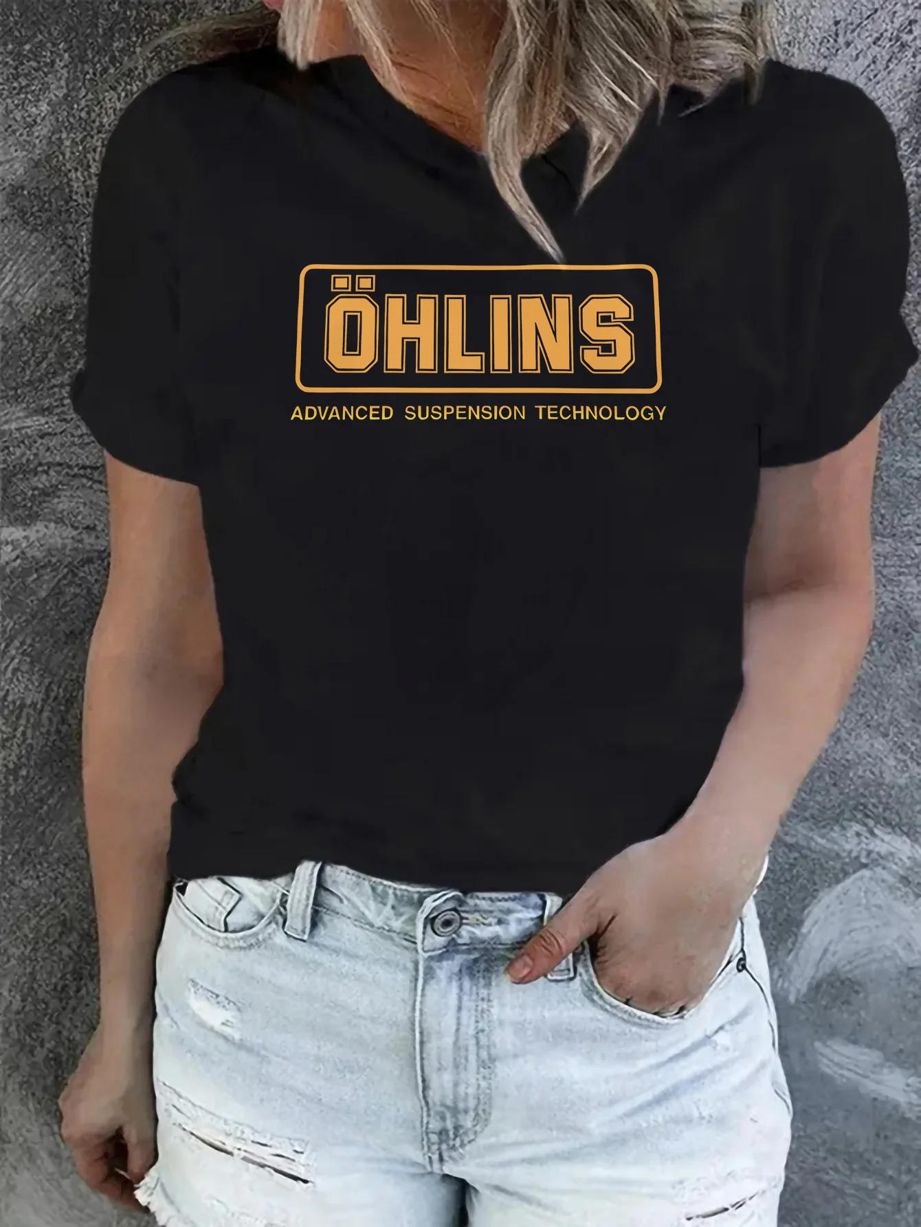 Женская футболка Ohlins Advanced Suspension Technology, хлопковые футболки с короткими рукавами, топы Y2k, футболка люксового бренда, мужская и женская одежда
Женская футболка Ohlins Advanced Suspension Technology, хлопковые футболки с короткими рукавами, топы Y2k, футболка люксового бренда, мужская и женская одежда