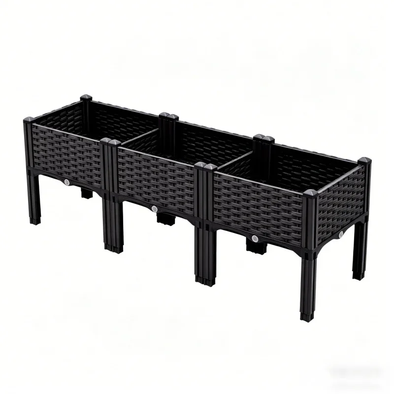 120x40x37cm Elevated 3-Tier Raised Garden Bed Large Plastic Planter Box for Vegetables Flowers Herbs - Outdoor Indoor Balcony P
120x40x37cm Elevated 3-Tier Raised Garden Bed Large Plastic Planter Box for Vegetables Flowers Herbs - Outdoor Indoor Balcony P
