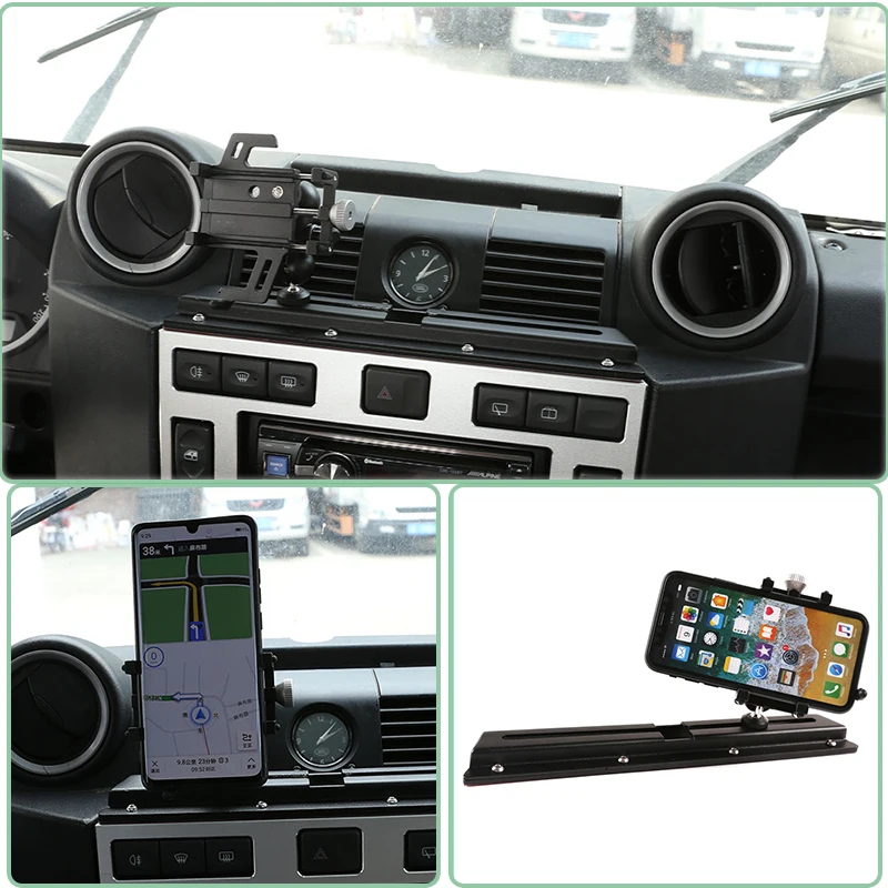 Car Phone Holder Accessories For Land Rover Defender 90 110 130 2008-2018 Multifunction Mobile Cell Phone Support tools Bracket
Car Phone Holder Accessories For Land Rover Defender 90 110 130 2008-2018 Multifunction Mobile Cell Phone Support tools Bracket