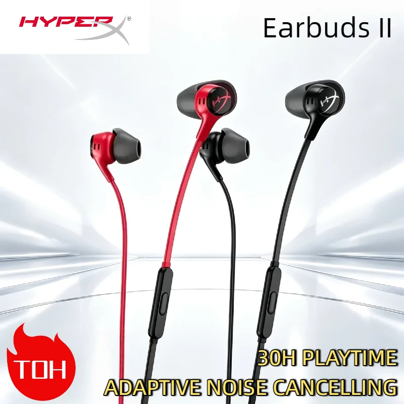 HyperX Cloud Earbuds II 2 Wired Gaming Earphone Immersive In-game Audio With Mic In-Ear Headphone For PS4 PS5 Xbox Series Phone
HyperX Cloud Earbuds II 2 Wired Gaming Earphone Immersive In-game Audio With Mic In-Ear Headphone For PS4 PS5 Xbox Series Phone