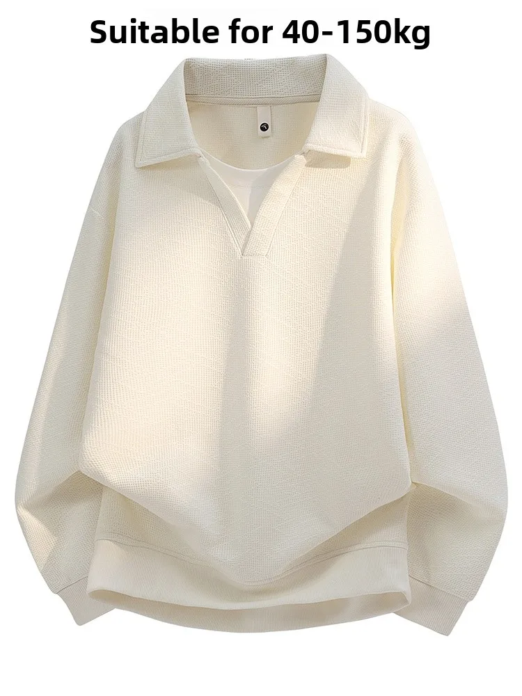 Extra Large Sweatirt Men's Casual Long Sve plus Size Loose Fit Spring Autumn Trendy Brand for Fat Men Comfortable
Extra Large Sweatirt Men's Casual Long Sve plus Size Loose Fit Spring Autumn Trendy Brand for Fat Men Comfortable