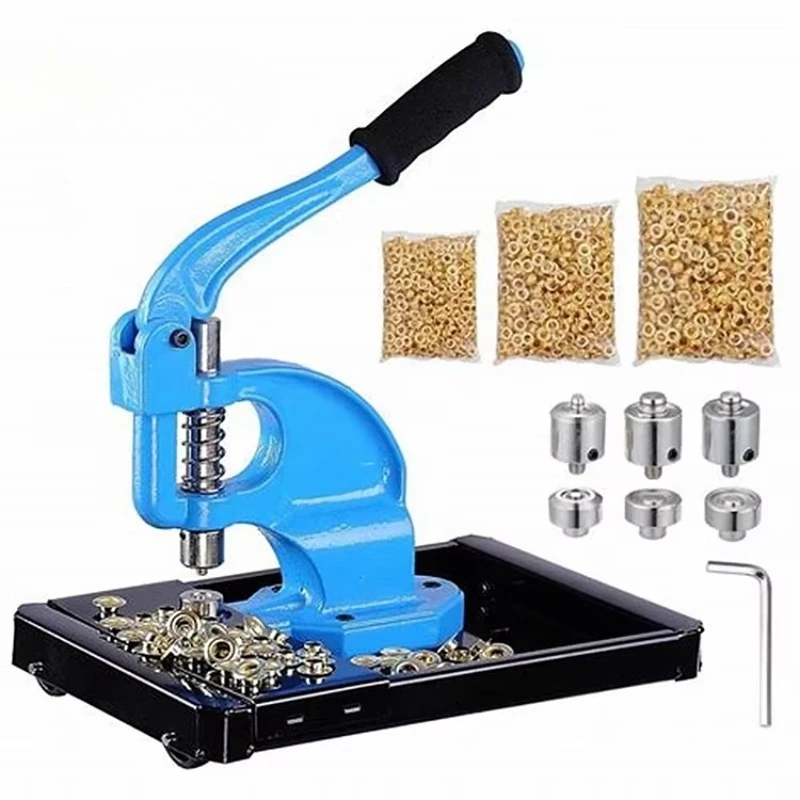 19 Years Experience Eyelet Press Machine Grommet Machine Eyelet Punch Tool Grommet Machine for Wholesale
19 Years Experience Eyelet Press Machine Grommet Machine Eyelet Punch Tool Grommet Machine for Wholesale