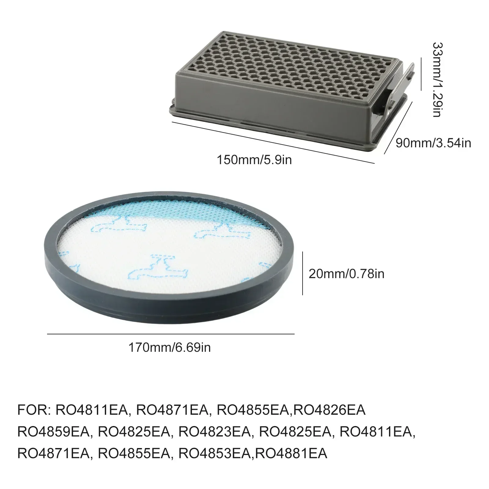 1 Set Filter Kit For Compact Power XXL Serie For Tefal Vacuum Cleaner Spare Parts Replacement Accessories
1 Set Filter Kit For Compact Power XXL Serie For Tefal Vacuum Cleaner Spare Parts Replacement Accessories