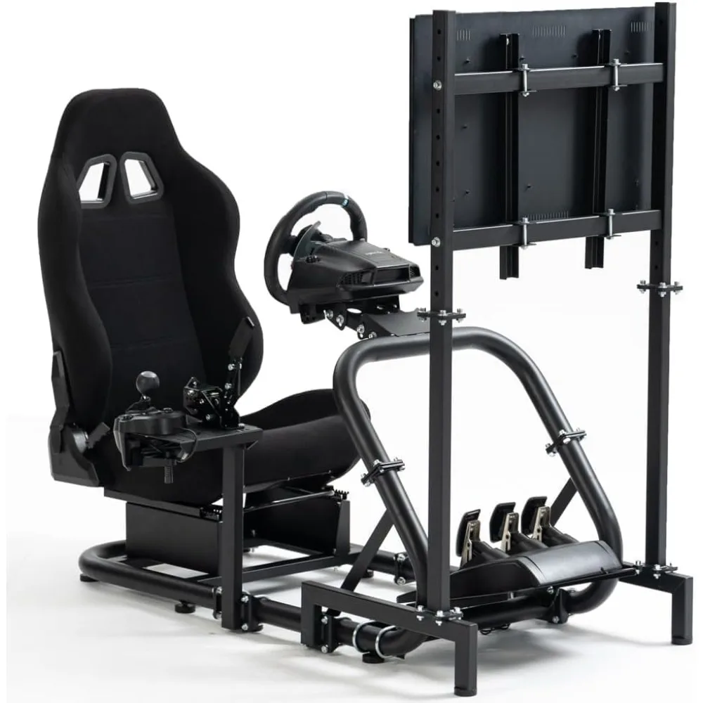 Гоночный сим-копит с эргономичным сиденьем и подставкой для монитора, подходящим для Logitech/Fanatec/Thrustmaster G27 G923 G920, 50 мм, большой круглый
Гоночный сим-копит с эргономичным сиденьем и подставкой для монитора, подходящим для Logitech/Fanatec/Thrustmaster G27 G923 G920, 50 мм, большой круглый