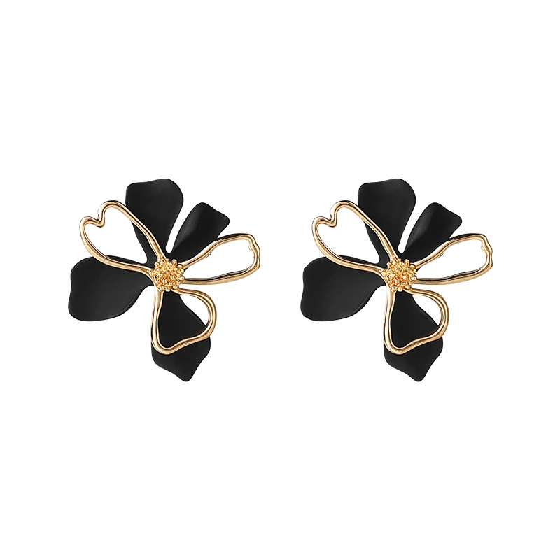 French retro flower stud earrings, light luxury cold wind earrings, contrasting color exaggerated earrings
French retro flower stud earrings, light luxury cold wind earrings, contrasting color exaggerated earrings