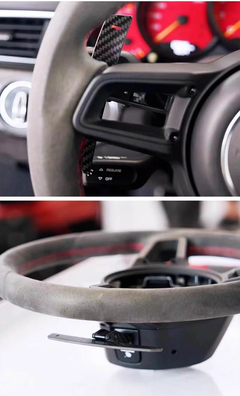 Magnetic Carbon Fiber Shift Paddles - Steering Wheel Upgrade Accessory for Cayenne Panamera Macan 718 911
Magnetic Carbon Fiber Shift Paddles - Steering Wheel Upgrade Accessory for Cayenne Panamera Macan 718 911