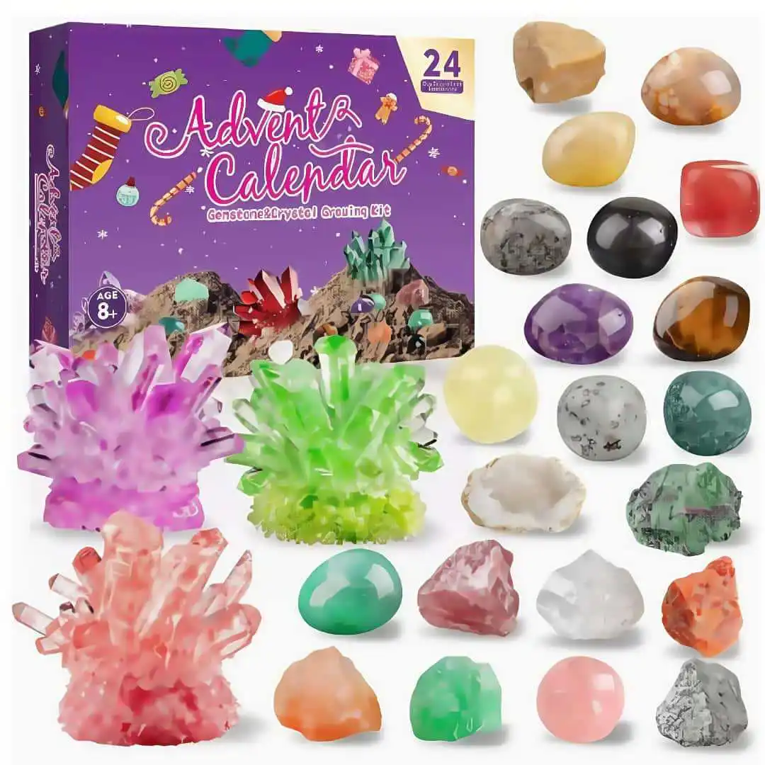 Crystal Growing Kit Advent Calendar 2025 24 Days Crystal Gemstones Minerals Rocks & Fossils Advent Calendars Gift for Kids
Crystal Growing Kit Advent Calendar 2025 24 Days Crystal Gemstones Minerals Rocks & Fossils Advent Calendars Gift for Kids