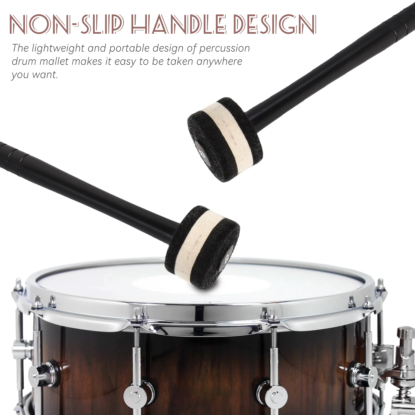 Drum Stick Accessories Bass Mallets Sticks Percussion Drumsticks Black Accessory Musical Instruments
Drum Stick Accessories Bass Mallets Sticks Percussion Drumsticks Black Accessory Musical Instruments