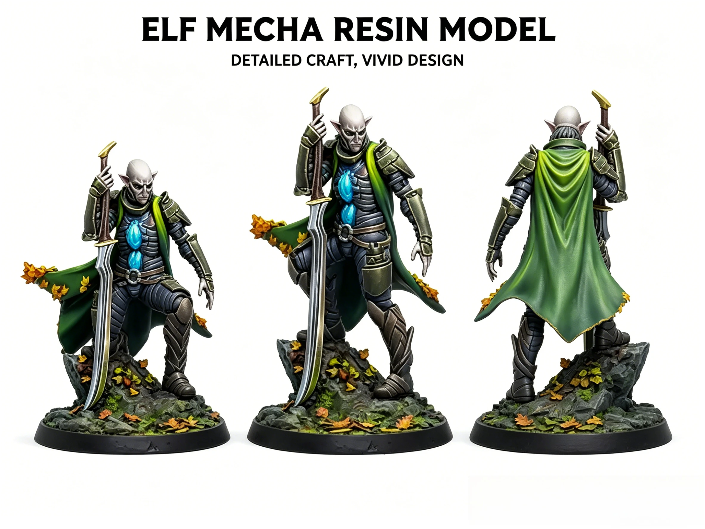 High Quality Elf Assassin, Cast Resin Model Assembly Kit, GK, Resin Model Kit, Unpainted
High Quality Elf Assassin, Cast Resin Model Assembly Kit, GK, Resin Model Kit, Unpainted