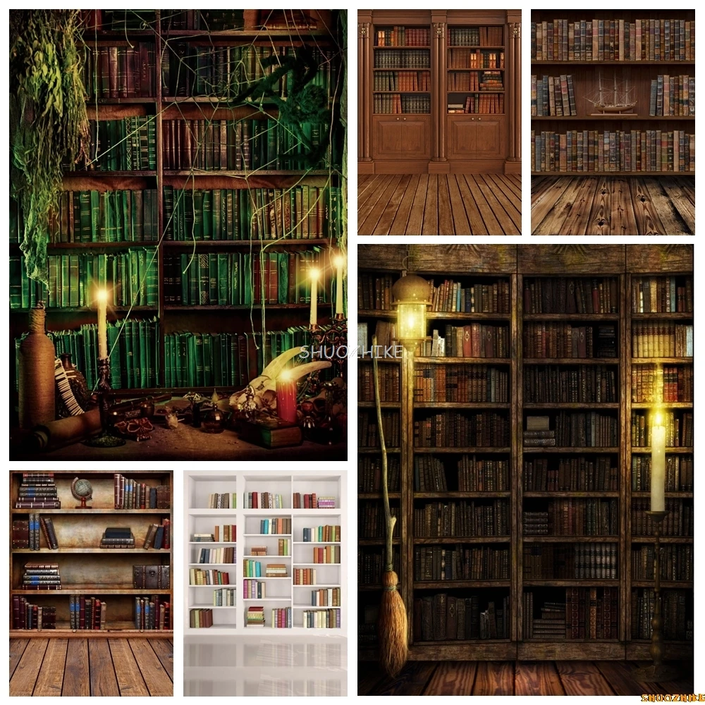 Bookshelf Backdrop Vintage Bookcase Magic Books Grunge Ancient Library Wooden Baby Portrait Photography Background Photo Studio
Bookshelf Backdrop Vintage Bookcase Magic Books Grunge Ancient Library Wooden Baby Portrait Photography Background Photo Studio