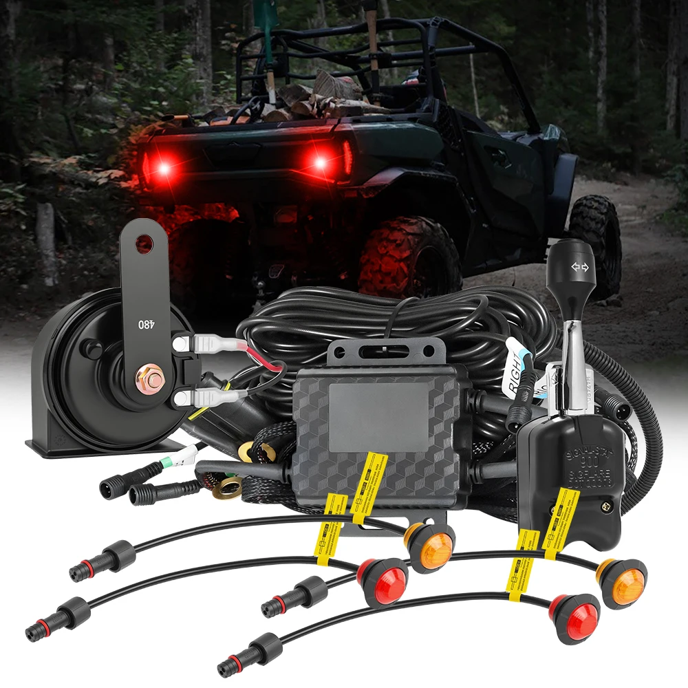 For 2016-2023 Can-Am Defender HD5 HD7 HD8 HD9 HD10 UTV Turn Signal Kit 4x Lights Universal Street Legal Retro Switch Horn Blinke
For 2016-2023 Can-Am Defender HD5 HD7 HD8 HD9 HD10 UTV Turn Signal Kit 4x Lights Universal Street Legal Retro Switch Horn Blinke