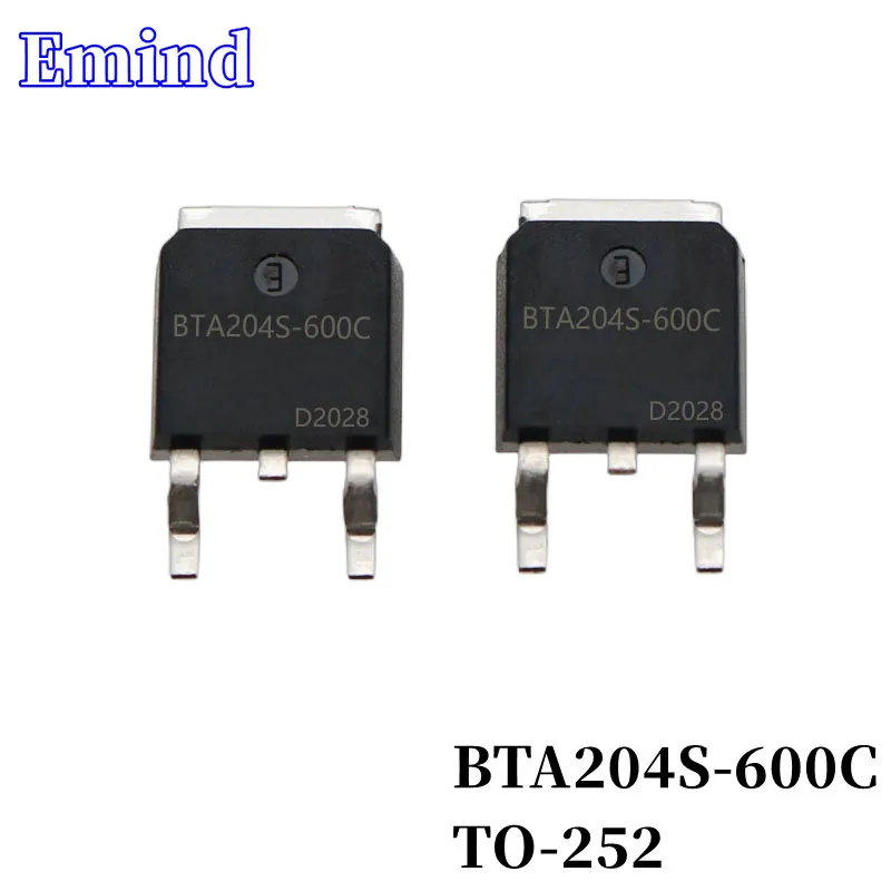 50/100/200/500/1000Pcs BTA204S-600C Triac 4A/600V TO-252 BTA204S SMD Thyristor Large Chip
50/100/200/500/1000Pcs BTA204S-600C Triac 4A/600V TO-252 BTA204S SMD Thyristor Large Chip
