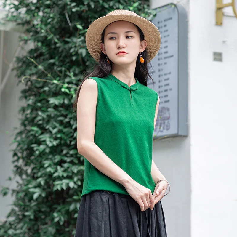 Новый китайский вязаный хлопковый жилет с воротником на пуговицах, летний, модный, для повседневной носки, однотонный, цельный.
Новый китайский вязаный хлопковый жилет с воротником на пуговицах, летний, модный, для повседневной носки, однотонный, цельный.