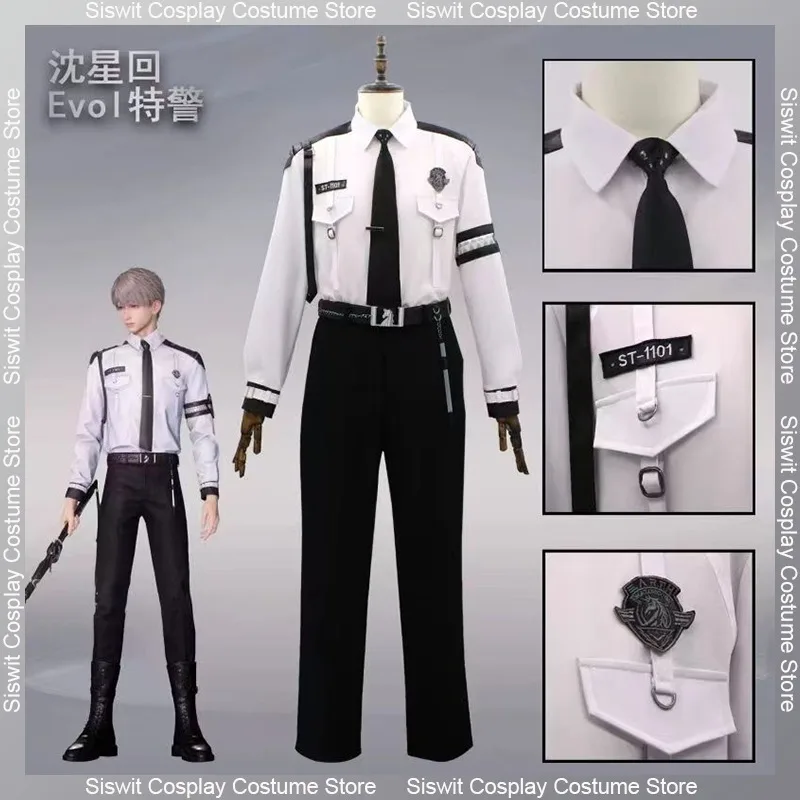 Xavier Cosplay Costume Game Love and Deepspace Evol Police Uniforms Full Set Men Outfits Anime Carnival Halloween Party Suits
Xavier Cosplay Costume Game Love and Deepspace Evol Police Uniforms Full Set Men Outfits Anime Carnival Halloween Party Suits