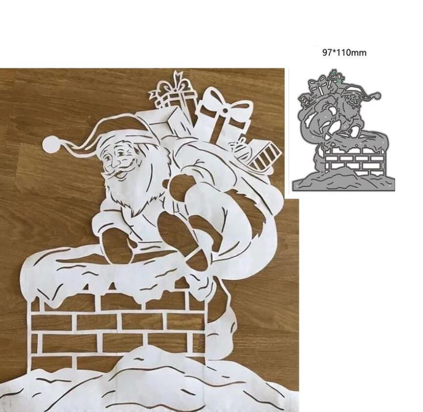 Santa Claus Metal Stencil Mold Cutting Dies Decoration Scrapbook Die Cuts Album Paper Craft Embossing Card Crafts 1PCS
Santa Claus Metal Stencil Mold Cutting Dies Decoration Scrapbook Die Cuts Album Paper Craft Embossing Card Crafts 1PCS