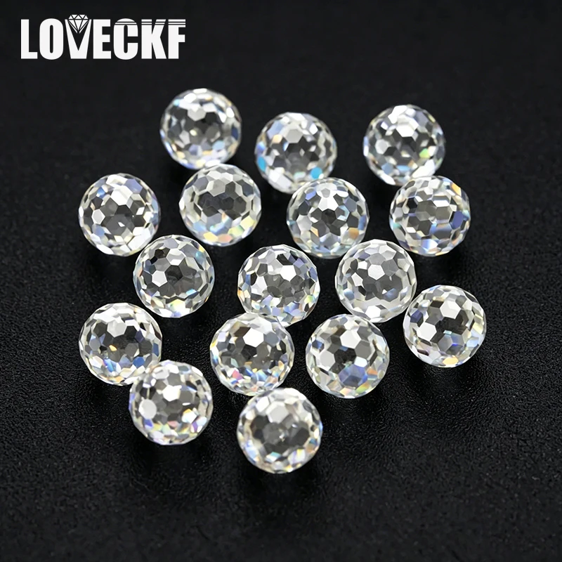 Wholesale Hand Cut White Moissanite Beads 4.0mm-10.0mm Spherical Stones for DIY Jewelry No Certificate
Wholesale Hand Cut White Moissanite Beads 4.0mm-10.0mm Spherical Stones for DIY Jewelry No Certificate