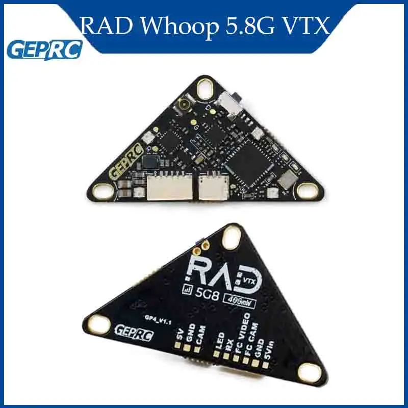 GEPRC RAD Whoop 5.8G VTX 32CH Video Triangle Image Transmission For DIY RC FPV Quadcopter Drone Replacement Accessories RC
GEPRC RAD Whoop 5.8G VTX 32CH Video Triangle Image Transmission For DIY RC FPV Quadcopter Drone Replacement Accessories RC