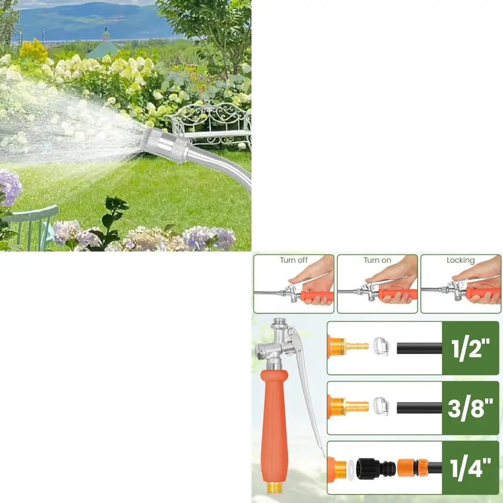 Adjustable Long Reach Stainless Steel Watering Wand For Roof Car And Garden Cleaning
Adjustable Long Reach Stainless Steel Watering Wand For Roof Car And Garden Cleaning