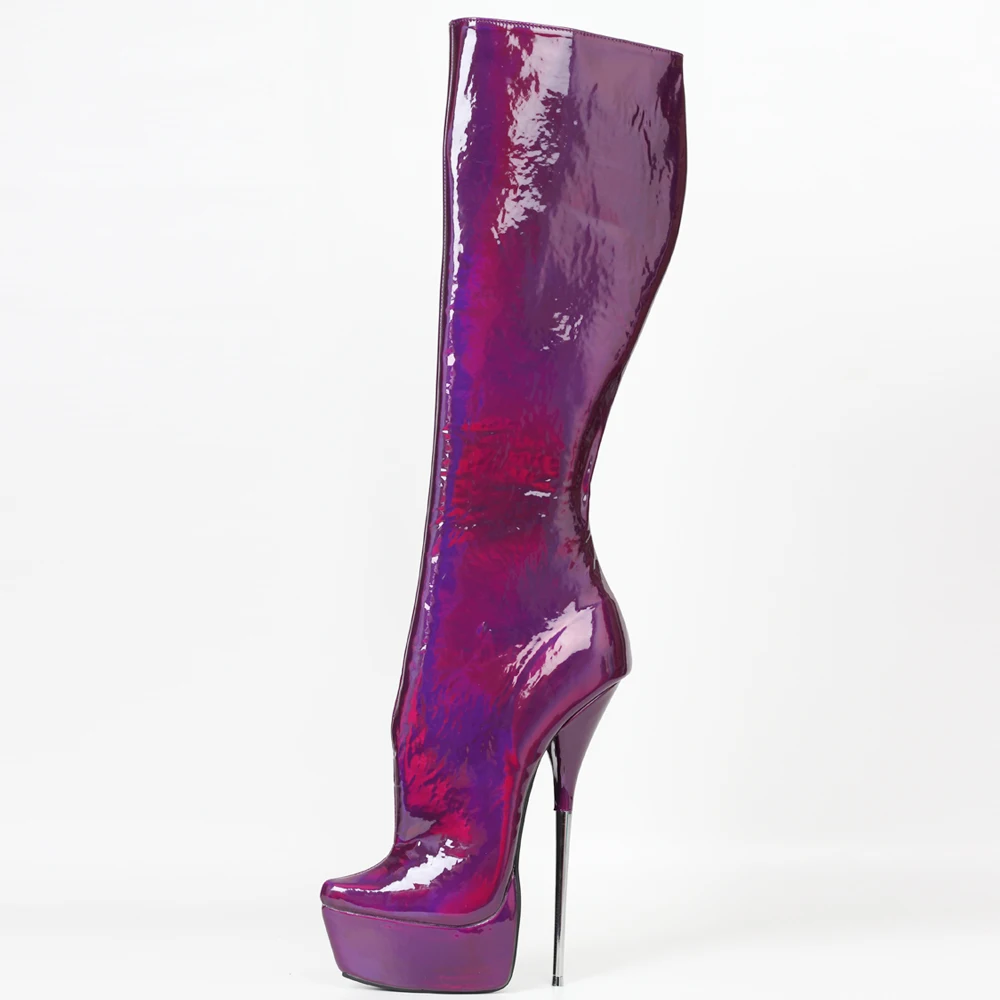 Новые стильные балетные туфли JIALUOWEI на очень высоком каблуке 21 см, лакированные Фетиш-сапоги
Новые стильные балетные туфли JIALUOWEI на очень высоком каблуке 21 см, лакированные Фетиш-сапоги