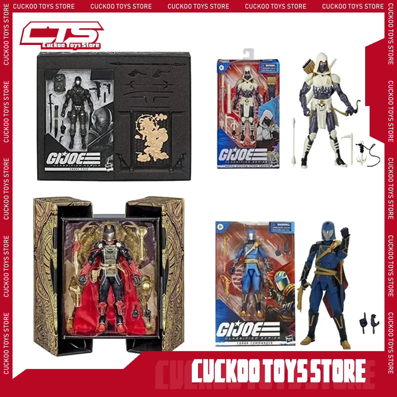 G.I.Joe Snake Eyes Deluxe Edition Storm Sha DOW Snake Supreme Cobra Commander Ko Action Figure Collection Model Toys Kids Gifts
G.I.Joe Snake Eyes Deluxe Edition Storm Sha DOW Snake Supreme Cobra Commander Ko Action Figure Collection Model Toys Kids Gifts
