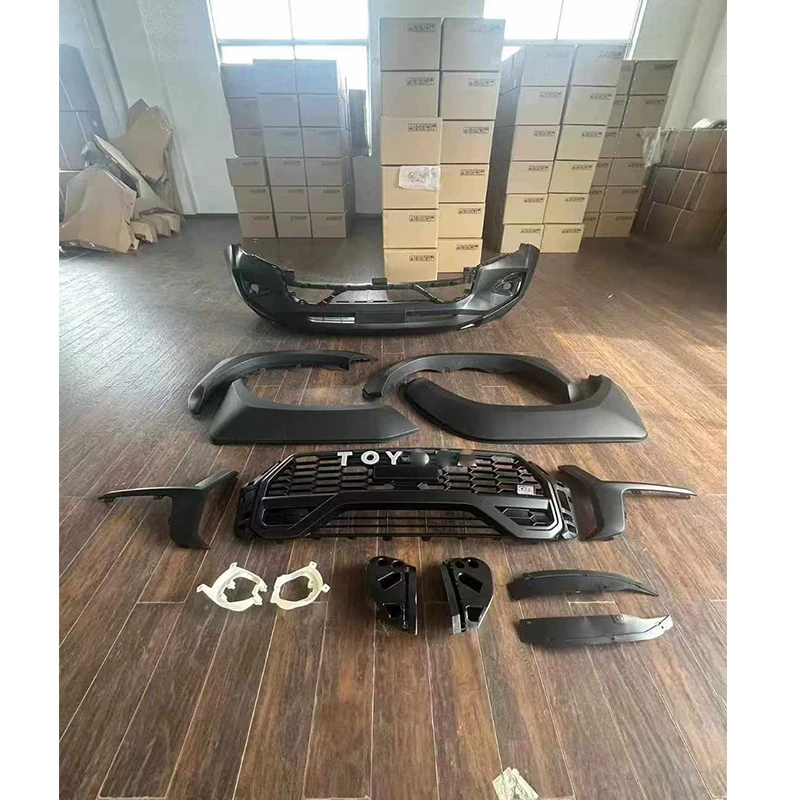 For 2015-2019 Hilux GR SPORT Facelift Front Bumper Body Kit ABS Plastic New Replacement with Exterior Upgrade
For 2015-2019 Hilux GR SPORT Facelift Front Bumper Body Kit ABS Plastic New Replacement with Exterior Upgrade
