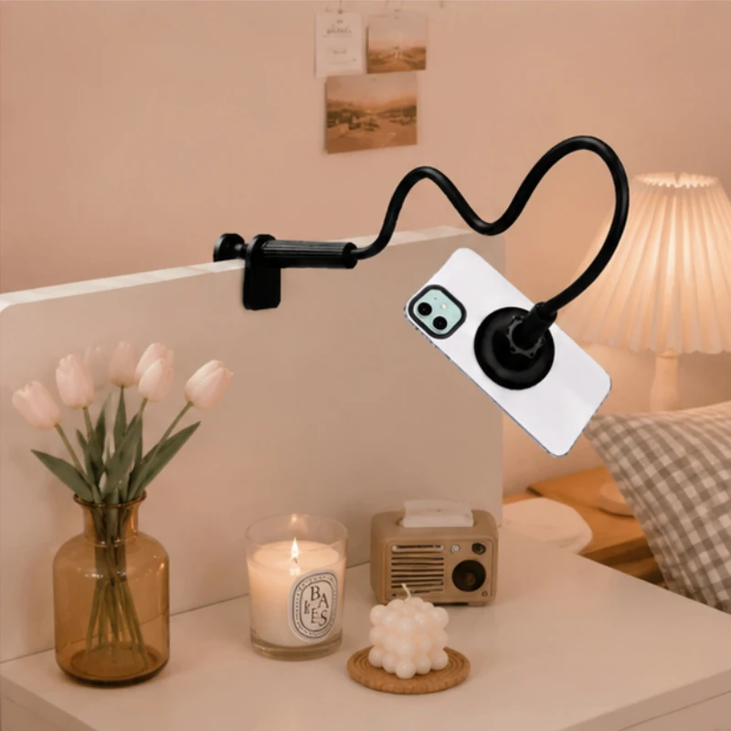 Adjustable 100CM Gooseneck Phone Holder, Foldable Clamp Stand for Bed, Desk and Streamer Setup, 360° Rotatable Mobile Mount
Adjustable 100CM Gooseneck Phone Holder, Foldable Clamp Stand for Bed, Desk and Streamer Setup, 360° Rotatable Mobile Mount