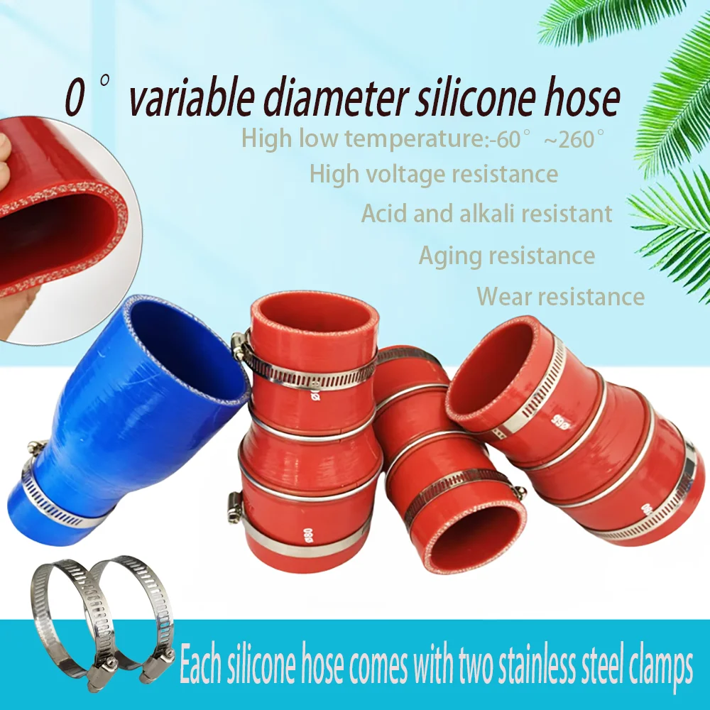 Straight through variable diameter silicone hose Intercooler modified intake Turbocharger hose Size variable diameter connector
Straight through variable diameter silicone hose Intercooler modified intake Turbocharger hose Size variable diameter connector