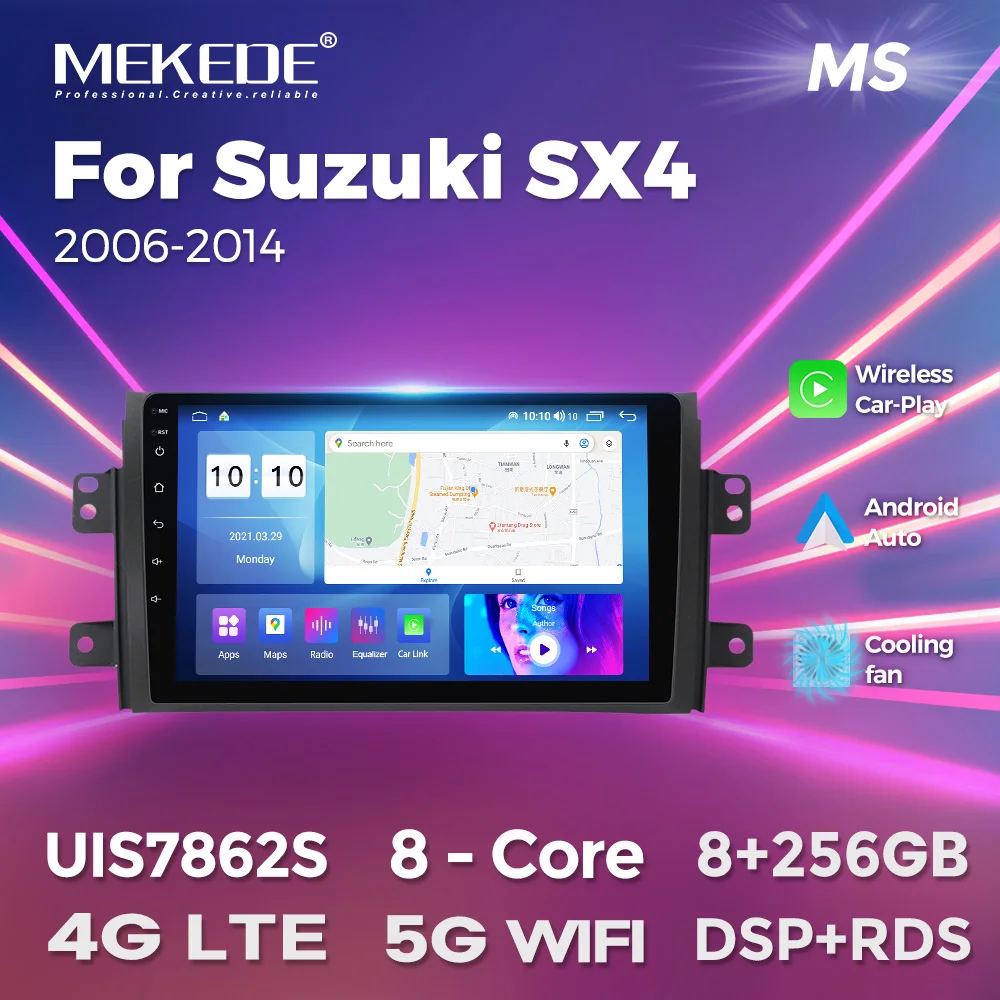 MEKEDE Car Radio For Suzuki SX4 1 2006 - 2014 For Fiat Sedici 189 2005 - 2014 Navigation Stereo Android Auto Carplay 2 Din Audio
MEKEDE Car Radio For Suzuki SX4 1 2006 - 2014 For Fiat Sedici 189 2005 - 2014 Navigation Stereo Android Auto Carplay 2 Din Audio