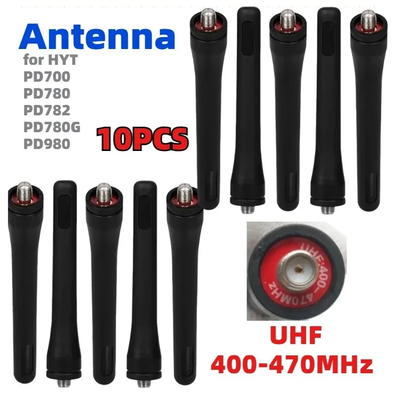 10pc UHF 400-470MHz 9cm/3.54in Soft Antenna for HYT Hytera PD700 PD780 PD782 PD780G PD980 PD785 PD566 PD562 PD702 Two Way Radio
10pc UHF 400-470MHz 9cm/3.54in Soft Antenna for HYT Hytera PD700 PD780 PD782 PD780G PD980 PD785 PD566 PD562 PD702 Two Way Radio