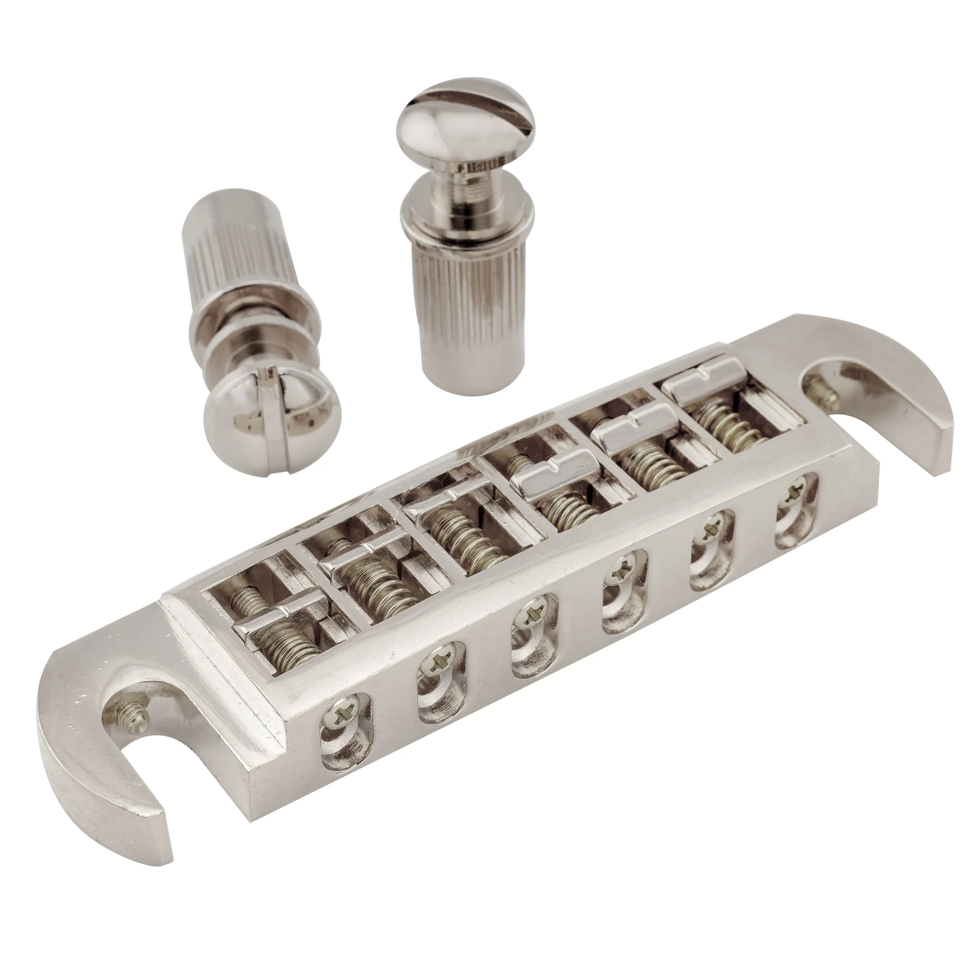 Pro 52.5mm String Spacing Tune-o-matic Pigtail Style Adjustable Wraparound Bridge Tailpiece for Epi/phone L/P S/G Guitar
Pro 52.5mm String Spacing Tune-o-matic Pigtail Style Adjustable Wraparound Bridge Tailpiece for Epi/phone L/P S/G Guitar