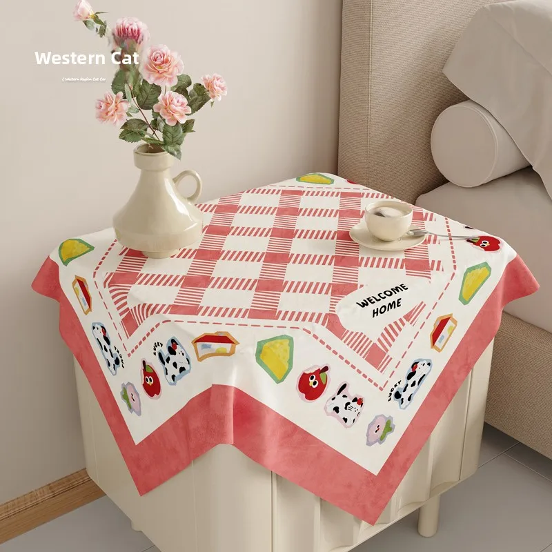 Dopamine Bedroom Nightstand Dust Cover Cloth Tablecloth Home Laundry Machine Sunscreen Dustproof Universal Towel Cover
Dopamine Bedroom Nightstand Dust Cover Cloth Tablecloth Home Laundry Machine Sunscreen Dustproof Universal Towel Cover