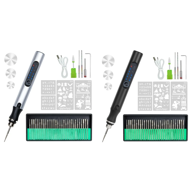 USB Rechargeable Engraving Pen With 36 Bits, Mini Electric Engraver Etching Machines Cordless Rotary Tools
USB Rechargeable Engraving Pen With 36 Bits, Mini Electric Engraver Etching Machines Cordless Rotary Tools