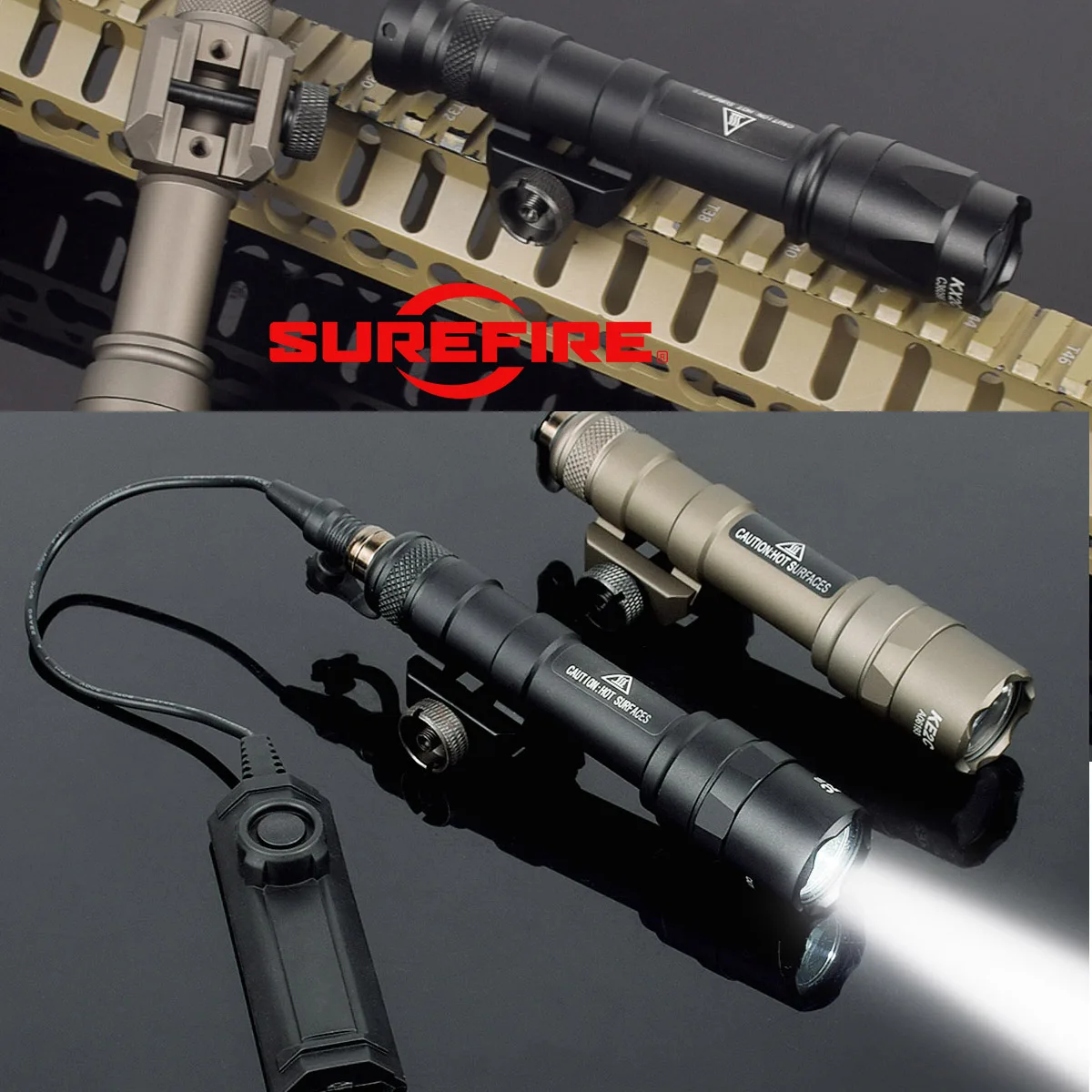 Tactical Scout Light SureFire M600 M300 M600C Dual Pressure Switch Airsoft AR15 Rifle Hunting Weapon Flashlight LED SF Gun Lamp
Tactical Scout Light SureFire M600 M300 M600C Dual Pressure Switch Airsoft AR15 Rifle Hunting Weapon Flashlight LED SF Gun Lamp