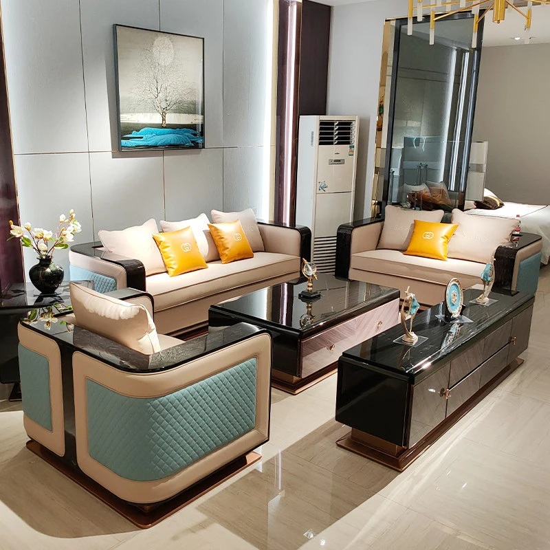Italian- Light Luxury Genuine Leather Sofa Set With Wide Edges, Hong-Style Modern Minimalist Furniture Livin
Italian- Light Luxury Genuine Leather Sofa Set With Wide Edges, Hong-Style Modern Minimalist Furniture Livin