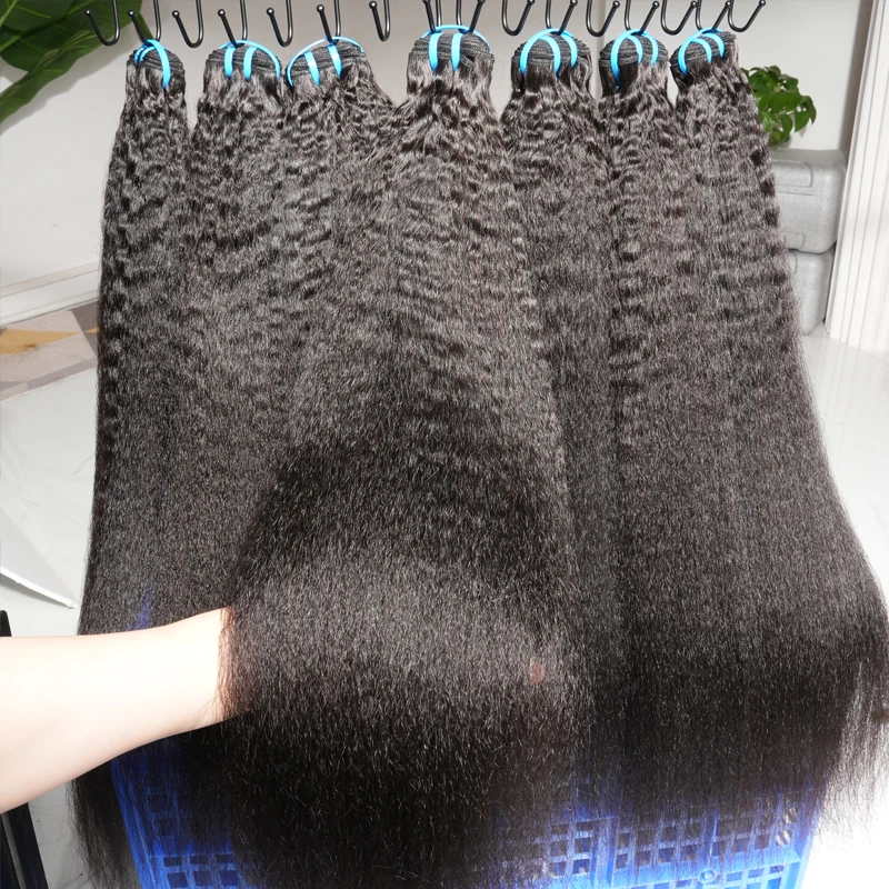 20A Raw Kinky Straight Human Hair Bundles Yaki Straight 100% Unprocessed Raw Virgin Human Hair Weave Extensions Double Weft #1B
20A Raw Kinky Straight Human Hair Bundles Yaki Straight 100% Unprocessed Raw Virgin Human Hair Weave Extensions Double Weft #1B