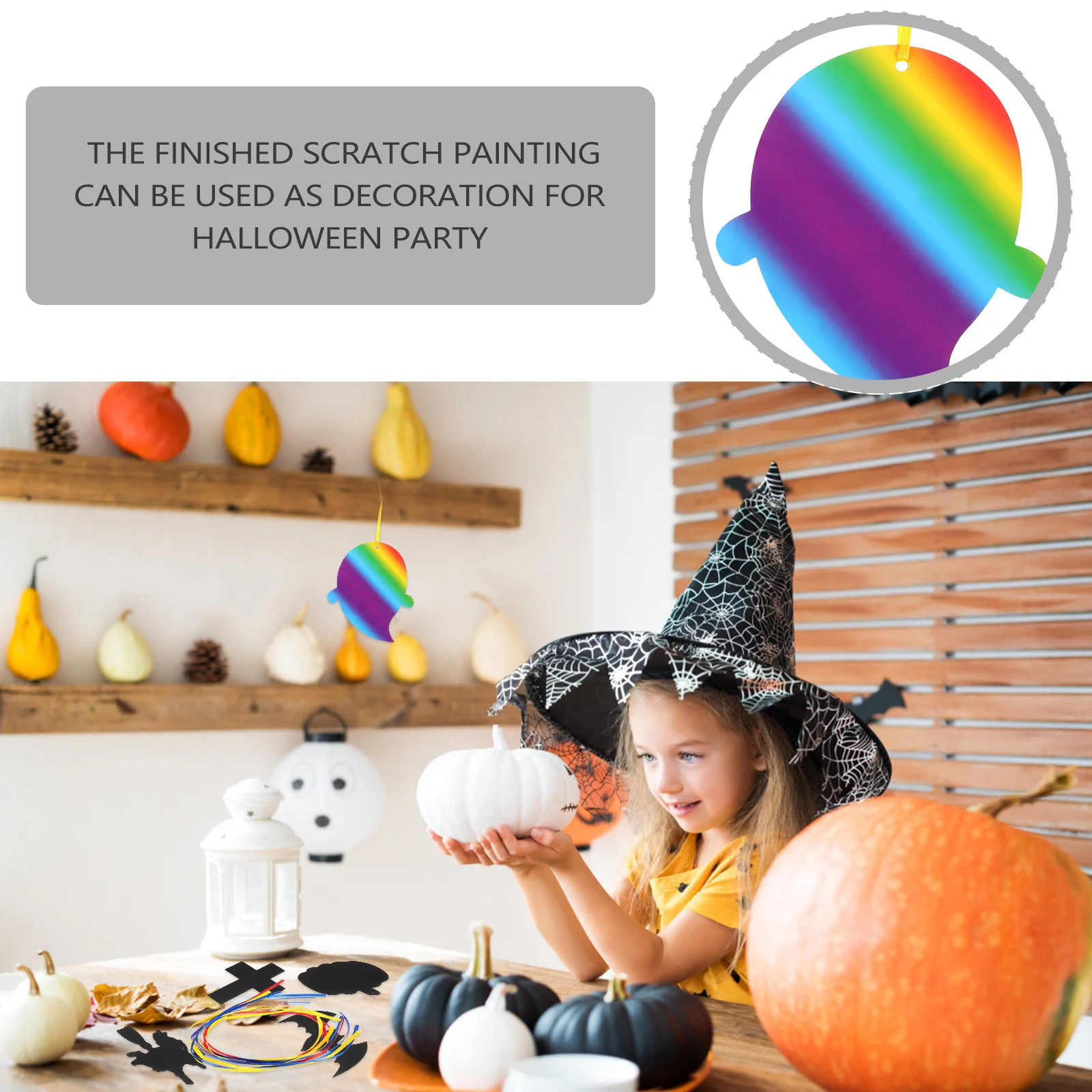 12 Pcs Scratch Doodle Card DIY Paper Halloween Craft Art Black Toy Kids Playthings Children Toys
12 Pcs Scratch Doodle Card DIY Paper Halloween Craft Art Black Toy Kids Playthings Children Toys