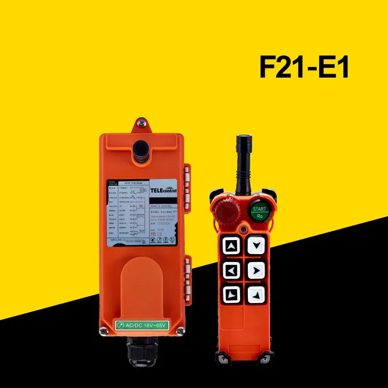 F21-E1 220V 380V 24V 36V Industrial remote controller switches Hoist Crane Control Lift Crane transmitter+ receiver
F21-E1 220V 380V 24V 36V Industrial remote controller switches Hoist Crane Control Lift Crane transmitter+ receiver