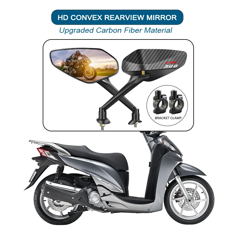 Motorcycle Off-Road Anti-Shake Antiglare Wide-angle Rearview Mirror For Honda SH300 SH 300 SH300I SH 300I I Motorcycle Upgrade
Motorcycle Off-Road Anti-Shake Antiglare Wide-angle Rearview Mirror For Honda SH300 SH 300 SH300I SH 300I I Motorcycle Upgrade