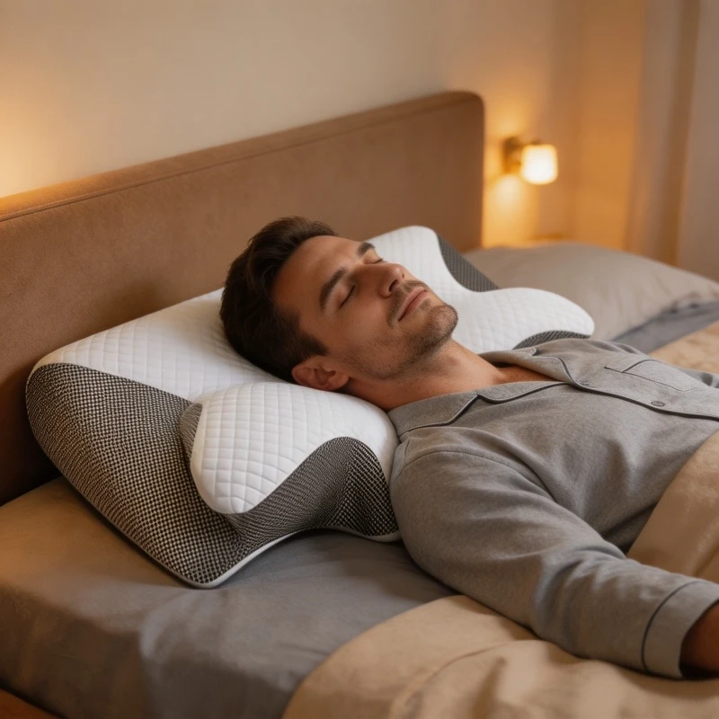Neck Pain Relief Cervical Pillow 1pc 2 in 1 Memory Foam Ergonomic Contour Orthopedic Pillow Contoured Support Home Use
Neck Pain Relief Cervical Pillow 1pc 2 in 1 Memory Foam Ergonomic Contour Orthopedic Pillow Contoured Support Home Use