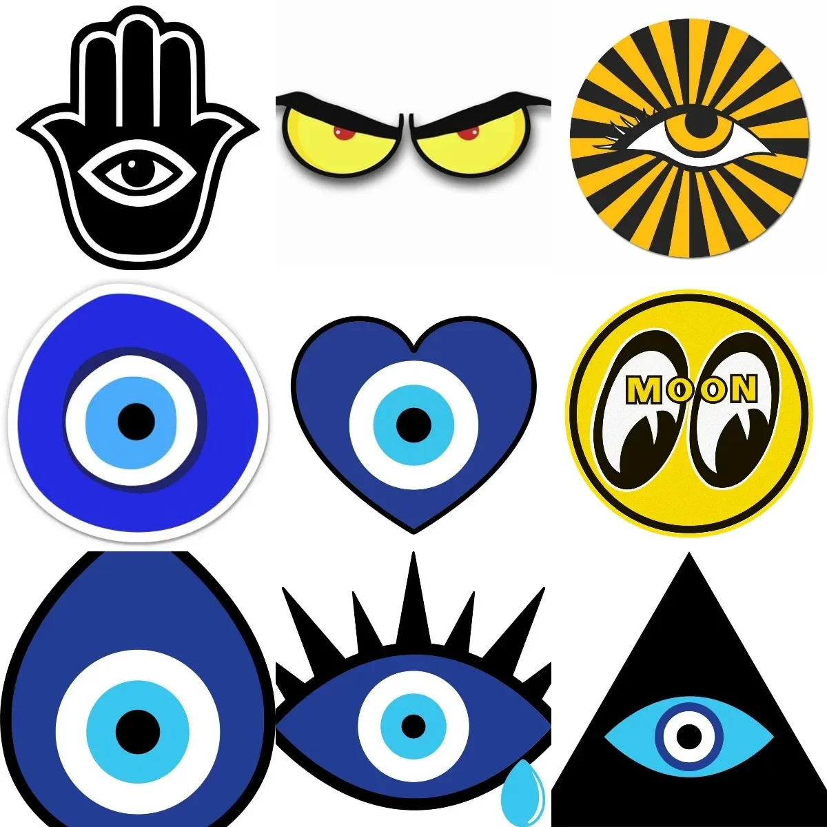Creative Eyes Personalized PVC Waterproof Stickers Accessories for Decorate Car Wall Truck Table Motorcycle Off-road Helmet
Creative Eyes Personalized PVC Waterproof Stickers Accessories for Decorate Car Wall Truck Table Motorcycle Off-road Helmet
