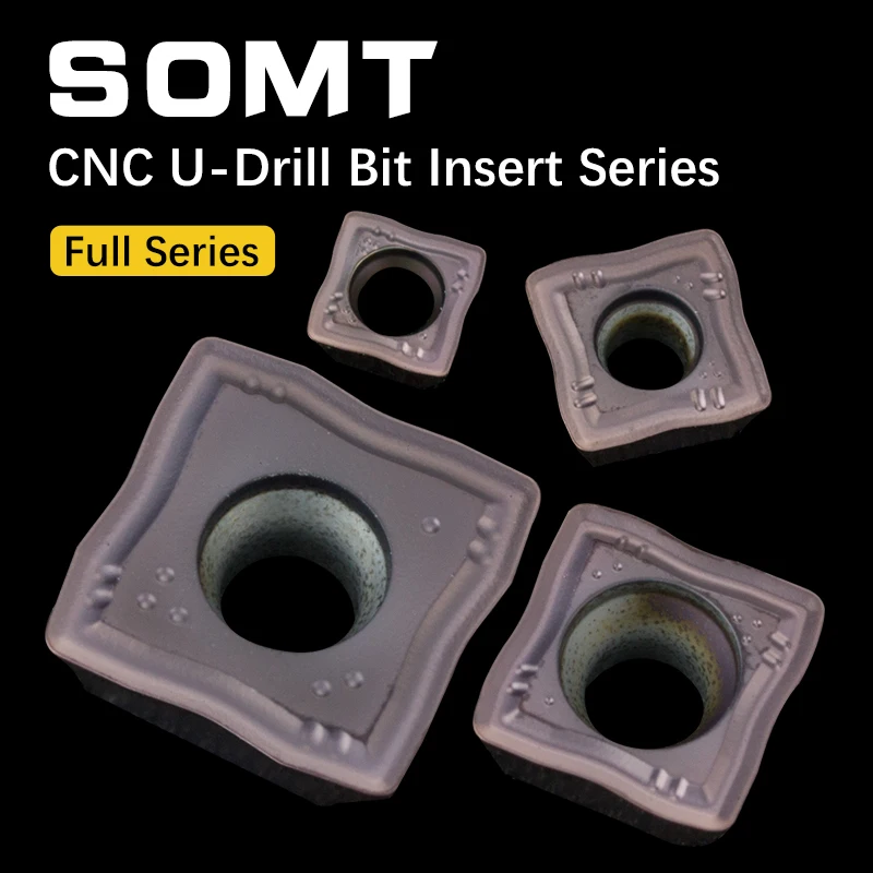 U-drill SOMT Inserts Violent Drilling Super-hard SOMT Inserts Stainless Steel Steel Cutter Head CNC Lathe Special Inserts
U-drill SOMT Inserts Violent Drilling Super-hard SOMT Inserts Stainless Steel Steel Cutter Head CNC Lathe Special Inserts