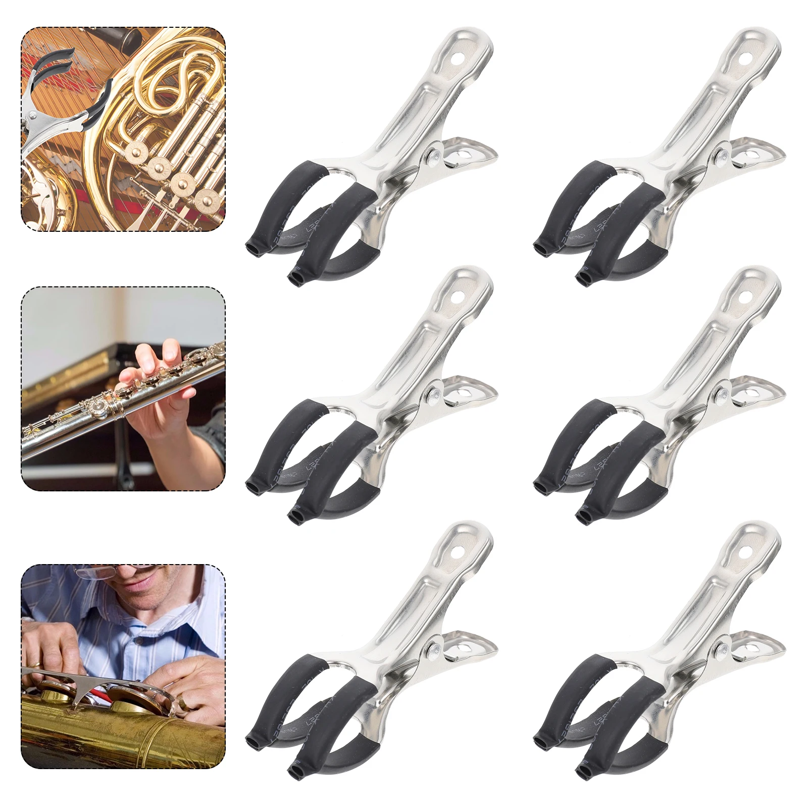 Saxophone Repair Tool Clips Flute Pad Clamps Clarinet Repairing Utensil Stainless
Saxophone Repair Tool Clips Flute Pad Clamps Clarinet Repairing Utensil Stainless